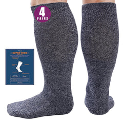 Bulinlulu extra width socks with top stretch for swollen feet