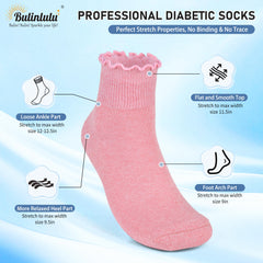Bulinlulu seamless toe design reduces friction for sensitive feet.
