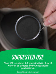 BulkSupplements Activated Charcoal powder, 500g packaging for convenient daily use.