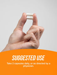 BulkSupplements Agmatine Sulfate capsules ingredients panel with gluten-free notes