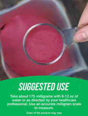 Bulksupplements Elderberry Extract Powder container with label highlighting quality