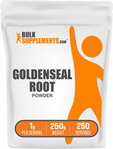 BulkSupplements Goldenseal powder bottle for easy daily use.