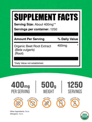 BulkSupplements Beet Root Extract Powder scoop for easy daily dosing boosts wellness.