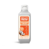 Bulletproof Brain Octane bottle front view highlights pure C8 MCT oil for steady energy.