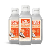 Bulletproof Brain Octane C8 MCT Oil bottle trio ready for coffee rituals.