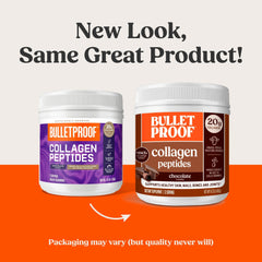 Bulletproof Chocolate Collagen Peptides MCT-Oil fusion cup shows quick, smooth mixability.