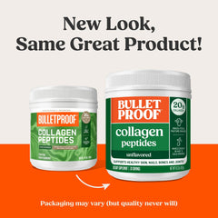 Bulletproof Collagen Peptides scoop included for accurate 20 g servings.