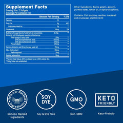 Pouring Bulletproof softgels demonstrates convenient daily use.