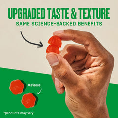 Close-up of vibrant tropical gummies with keto-friendly sugar-free formula for daily use