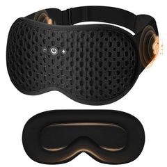 BULYPAZY adjustable 3D sleep mask offers total darkness and facial comfort for better rest.