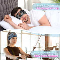 BULYPAZY headband controls located on the forehead for easy music and calls.