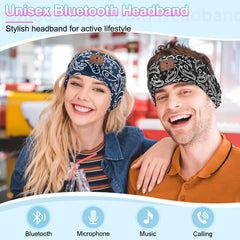 BULYPAZY soft fabric headband with elastic band for comfortable workouts.