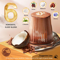 Bunkell Cocoa with Melatonin for gentle bedtime winding down