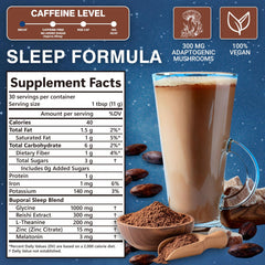 Close-up of Buporai Mushroom Hot Cocoa packet for convenient evening ritual