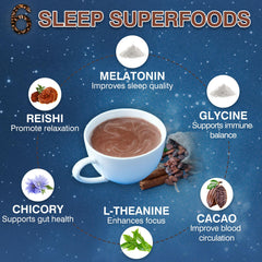 Cup with spoon of Buporai Mushroom Hot Cocoa showing rich cocoa flavor