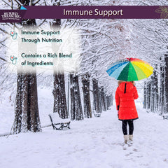 Buried Treasure ACF elderberry bottle highlights berry-based immune support