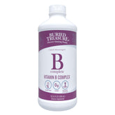 Buried Treasure B Complete bottle front view highlighting a complete B vitamin blend for daily vitality.