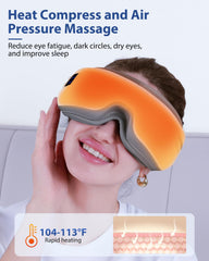 Burrki Eye Massager adjustable headband fits a wide range of head sizes.