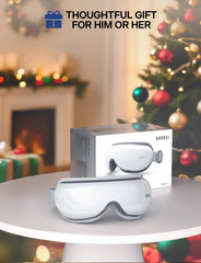 Burrki Eye Massager with Bluetooth setup for music during sessions