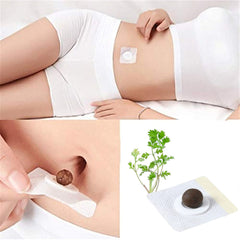 BURWSEKK Bubchen Mugwort Belly Patch on the abdomen for natural comfort and relaxation.
