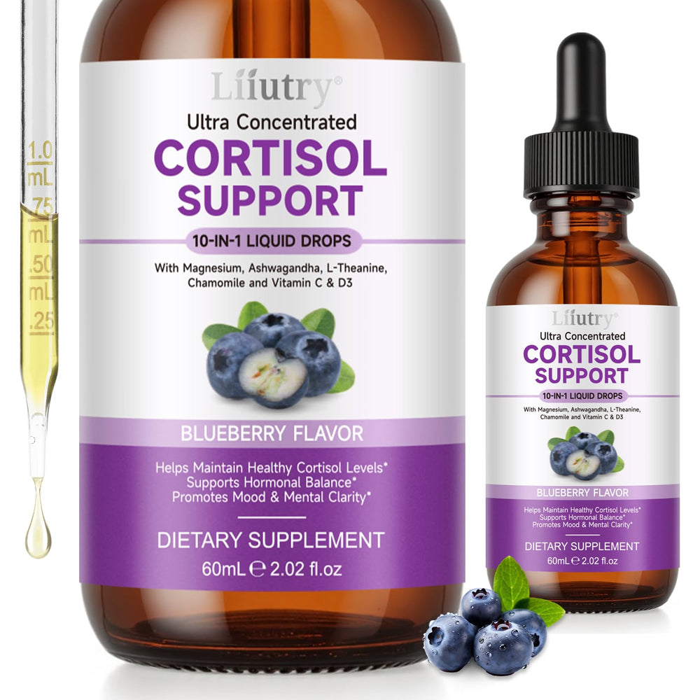 Buyourtaste cortisol liquid drops bottle for daily balance and mood support.