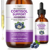 Buyourtaste cortisol liquid drops bottle for daily balance and mood support.