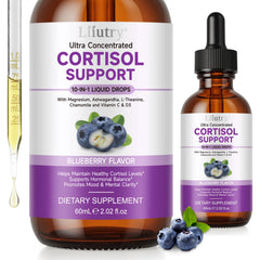 Buyourtaste cortisol liquid drops bottle for daily balance and mood support.