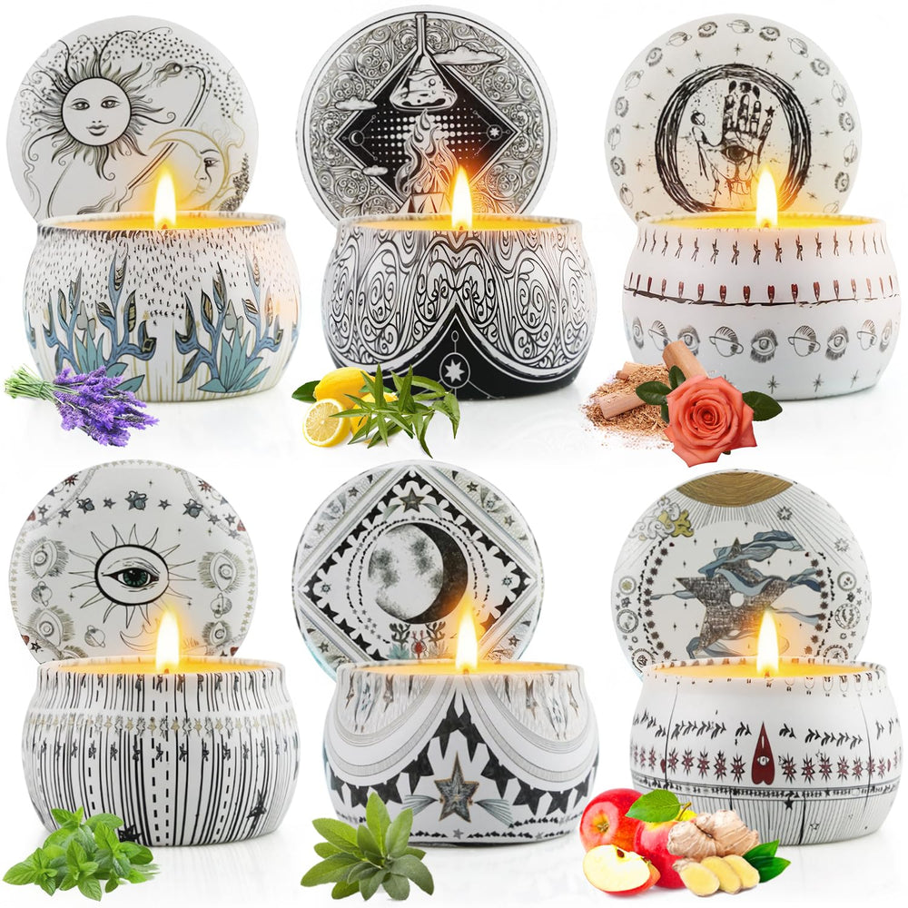 BXGRH Mystical candle set in celestial box, perfect for gifting.