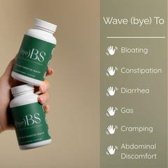 ByeBS slippery elm coating soothes the gut and eases occasional discomfort.