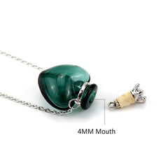 Bysxny vial pendant with pipette for easy liquid scents.
