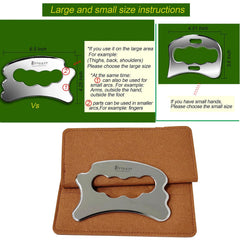 BYYDDIY central arc wave design for versatile large-muscle scraping