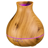 BZseed Aromatherapy Diffuser 550ml with wood-grain finish for large rooms and lasting aroma