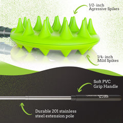 Cactus Scratcher dual-ended design offers gentle and deep scratching