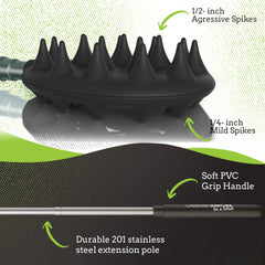 Cactus Scratcher back scratcher with dual ends for gentle and deep scratching