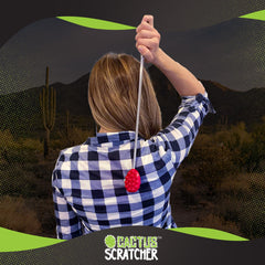 Reach from shoulder to foot with the Cactus Scratcher.