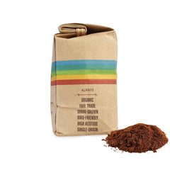 Cafe Mam compostable packaging with glassine lining protects freshness for clean, eco-friendly storage.