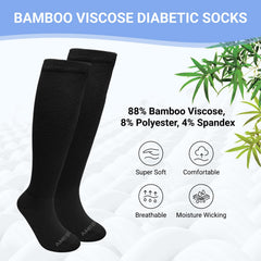CaiDieNu calcetines diabeticos suela acolchada para mayor confort al andar