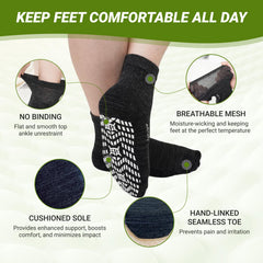 CaiDieNu seamless toe with full cushion detail supports blister prevention