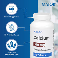 Major calcium supplement taken with meals as part of daily routine.