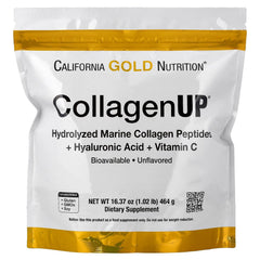 California Gold Nutrition CollagenUP bottle pour for daily use