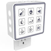 Calm Me plug-in white noise outlet for peaceful baby sleep