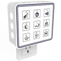 Calm Me plug-in white noise outlet for peaceful baby sleep