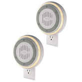 Calm Me two-pack white noise machines in front view for office privacy.