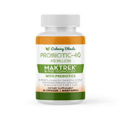 CALMING BLENDS Probiotic 40B bottle for daily wellness and convenience.