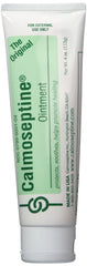 Calmoseptine diaper rash ointment tube front view, barrier for irritated skin.