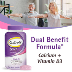 Close-up of Caltrate 600 Plus D3 Plus Minerals tablets.