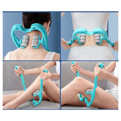 Candy Rise roller massage action on legs for comfort