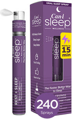 Cani Brands Feel Amazing sleep spray bottle front with label visible for easy nightly ritual