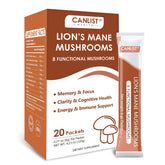 CANLIST bottle packaging for lion's mane mushroom powder, convenient daily use.