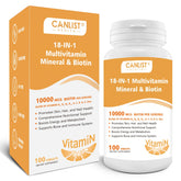 CANLIST Hair Skin and Nails multivitamin bottle capsules support hair, skin, and nails health.